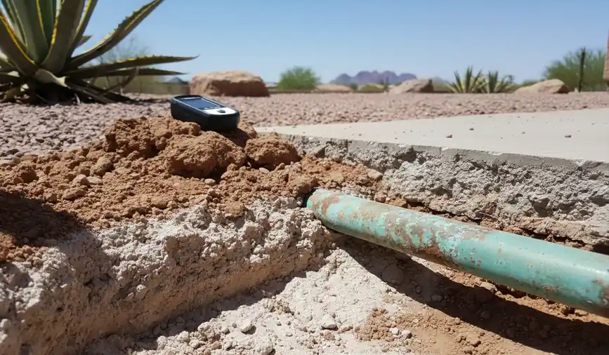 What Is Caliche, and Why Does It Drive Slab Leaks in Arizona Homes?