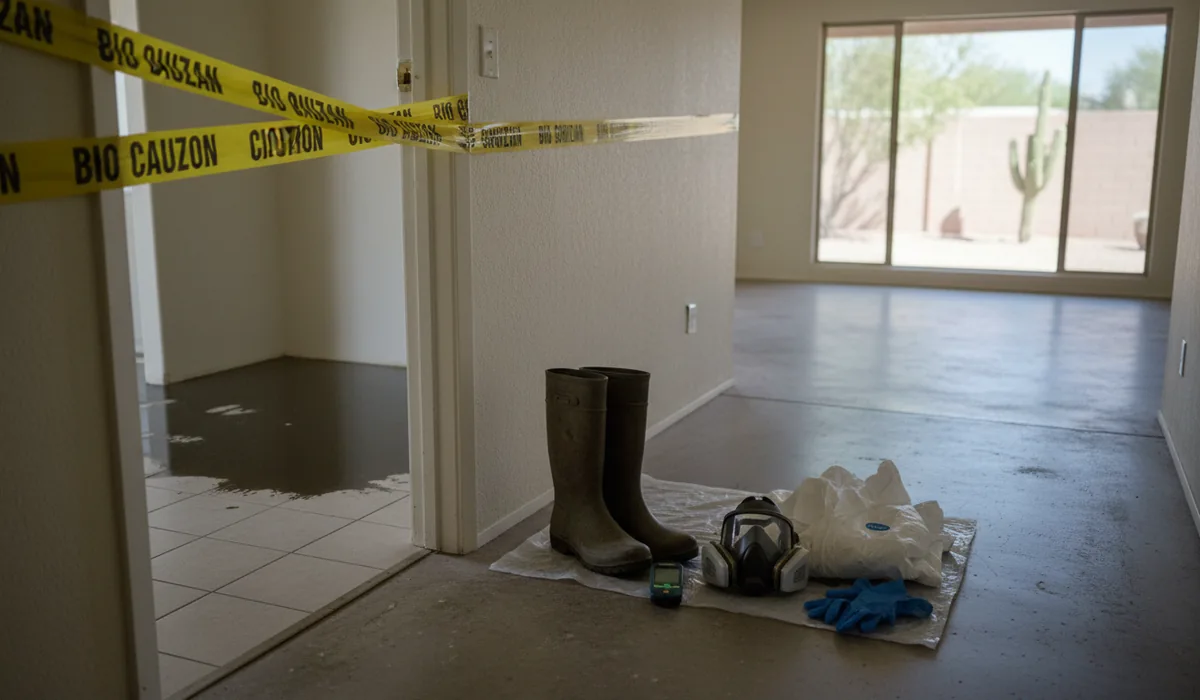 Why Is Sewage Backup a Biohazard, and What Shouldn't I Do Myself?