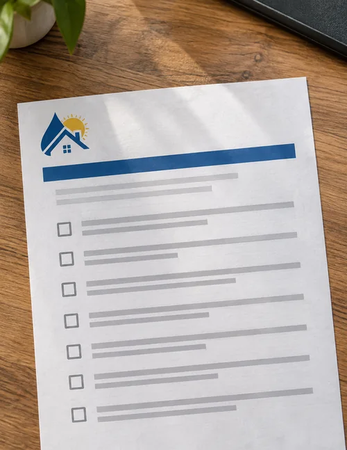 Preview of the printable Tempe water damage response and insurance documentation checklist